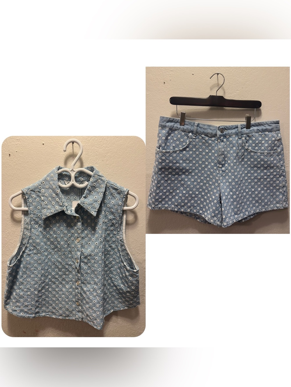 One Set Zara ( Top and Short Pants )